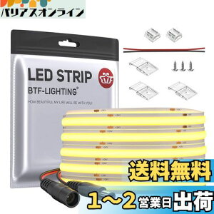 BTF-LIGHTING FCOB COB LEDe[vCg x tLVu LEDe[vCg 5M 528LEDs/m 2640LEDs/5m dF 3000K 10mm XgbvCg DC24V 14W/m \ ό`\ ؒf\ Q Lb`z[ 