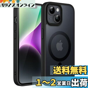 yzJEDirect iPhone 14 Plus 6.7C`p }Olbg P[X MagSafeɑΉ ̃}bgw ^ ϏՌ Jo[ (ubN)