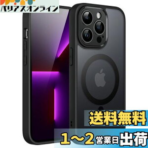 yzJEDirect iPhone 13 Pro 6.1C`p }Olbg P[X MagSafeɑΉ ̃}bgw JY Sی ^ ϏՌ Jo[ (ubN)