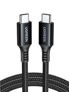 yzUGREEN USB Type CP[uy100W/5A PD3.0Ή }[d 1Mzusbc P[u iCґg E-marker`bv f[^] Galaxy S24/iPhone 15/iPad/MacBook/Switch^CvCfoCXɑΉ-1m y