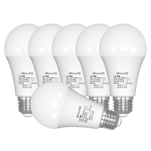 yzORALUCE LEDd 100W` E26 F 6500K 15W 1600[ 220°Lz ^Ή s F Px ȃGl PSEF؍ς 6 LDA15D-G-E26