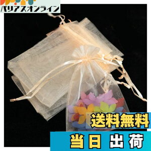 【送料無料】RAFEIO オーガンジー巾着袋 ラッピング 袋 50枚 小 7*9cm 透明 プレゼント ラッピング 小分け袋 ハロウィン 袋 ポプリ袋 無地 プチギフト 香り袋 サシェ袋 お菓子 小物収納 小袋 (ロ