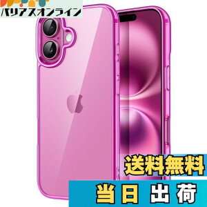 yzJETech iPhone 16 6.1C`p P[X ΂݂Ȃ Ռz op[Jo[ h~ NAobN (sN)