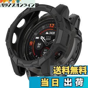 yzSHEAWA for Fenix 7X Pro P[X Jo[ یP[X ݊i Epix Pro 51mm TPUS یJo[ ϏՌ ANZT[ (ubN)