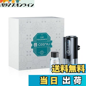 【送料無料】CEENIU【省スペース?コードレス】車 アロマディフューザー 超音波霧化 静音 長持ちバッテリー エアコン 吹き出し口 自動ON/OFF 車 ギフト 消臭 芳香剤 ピュアコロン F39 Car Air Freshene