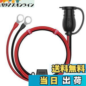 【送料無料】Iarlion ヒューズ付き シガーソケット延長ケーブル 車両延長コード バッテリーから電源を取るのに便利 3M 超長 絶縁性よく&耐熱&腐蝕耐え 安全安心使用 (丸端子コード)