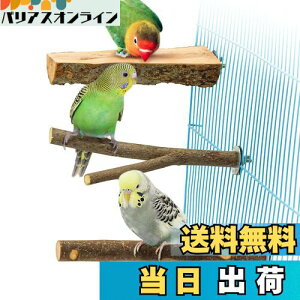 【送料無料】3点セット入り 止まり木 止まり台 爪を磨くりんごの木 自然木 噛むおもちゃ 爪を研ぎ パーチ インコ オウム 鳥 オウム 文鳥 おやすみボード 遊び道具 ケージアクセサリー 取り