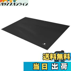 yzGeer Top 4-5l Lv }bg egV[g OhV[g ϐ5000mm ϖՐn tA}bg sNjbN pbh h eg V[g 300cm x 220cm (ubN)