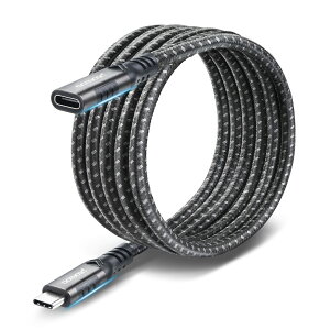 yzaceyoon USB C P[u 2M USB 3.1 Gen 2 10Gbps f[^] 4K@60hz𑜓x ^Cv C R[h 2[g 100W/5A}[d iC҂ IX-X Type-C e@Ή USB C Extension Cable