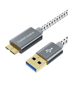 yzUSB A-MicroB, CableCreation USB 3.0 Type A to Micro BP[u USB 3.0 to Micro USBґgR[h Otn[hfBXNAHDJASamsung Note 3 / Galaxy S5 / N9000Ή 1m Xy[XO[