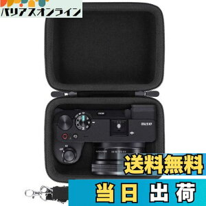 【送料無料】(ケースのみ)ソニー SONY ミラーレス一眼カメラ α6400/α6700(16-50mmレンズ SELP1650に対応)専用収納ケース-Aenllosi