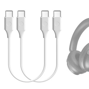 yzGeekria [dP[u ݊ Type-C [dR[h USB-C to USB-C {[Y Bose Ultra Open Earbuds, QC Ultra, QCSE, QC45, Earbuds II ɑΉ (/30cm 2pbN)