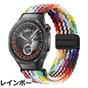 �y���������z[KeeFos] �o���h Huawei Watch GT6 Pro 46mm/GT6 46mm/GT5 Pro/GT5/GT4/GT3(46 mm) �Ή� �����o���h �i�C�����f�� ���C�o�b�N�� �}�O�l�b�g���o�b�N�� �ւ��x���g Huawei Watch Ultimate 2/4Pro 48mm/5/4/3Pro(46 mm)