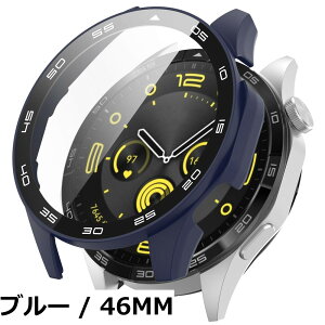 �y���������zBUITFOU HUAWEI WATCH GT 5 Pro 42mm �J�o�[ �P�[�X �����^ PC+�K���X�f�� ��̌^ �S�ʕی� �����ȒP �ϏՌ� �����ߗ� �w��h�~ ���h�~�i�N���A�j