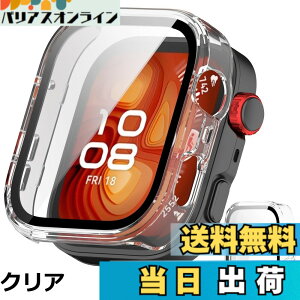 �y���������zJXRICH �Ή� HUAWEI WATCH FIT 4 Pro �P�[�X �Ή� �y�� PC+�����K���X �ی�J�o�[ �����x �����ȒP �ϏՌ� �S�ʕی� �t�@�[�E�F�CWATCH FIT 4 Pro �J�o�[�Ή�