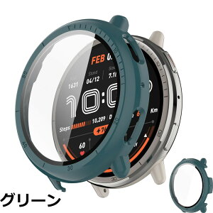 �y���������zINIAYOH For Amazfit Active 2 44mm �J�o�[ Active 2 44mm �ی�P�[�X �����K���X�t�B����+���ϏՌ�PC�t���[�� ���˒ጸ �w��h�~ �y�ʃX�����݌v