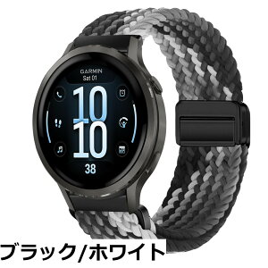 �y���������z[KeeFos] 18mm �o���h Garmin(�K�[�~��) Venu 4 41mm/Venu 3S 41mm/2S/Forerunner 265S/255S/255S Music/Vivoactive 4S 40mm/Vivomove 3S 39mm/Active S/Move 3S �Ή� �����o���h �i�C���� �ґg �ւ��x���g ���C�o�b�N���t