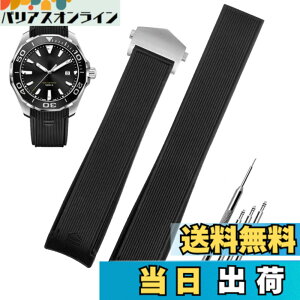 �y���������z[HEYOZURY] TAG HEUER �x���g ���o�[ ���v�o���h 22mm �V���R�� �_�炩�� �r���v�x���g �r���v�o���h D�o�b�N���� �r���v�o���h TAG HEUER (�^�O�z�C���[) �Ή� �����t�������x���g�H��t