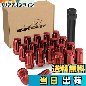 �y���������zGAsupply �z�C�[�����b�N�i�b�g M12 x P1.5 ����35mm �e�[�p�[��60° �Ԍ`�i�b�g 19HEX/21HEX�\�P�b�g�t �X�`�[���� ����h�~ �y20�Z�b�g�z