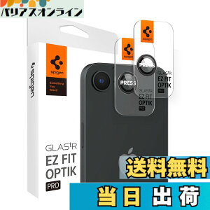 �y���������zSpigen iPhone 16e �J�����t�B���� �t���b�V�������� 16e�J�����ی� �\��t���L�b�g�t�� 9H�����K���X �����Y�v���e�N�^�[ 2���� AGL09279