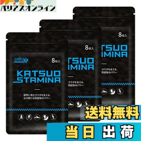 【送料無料】【3袋セット】KATSUO STAMINA カツサプ 1袋(8粒入)
