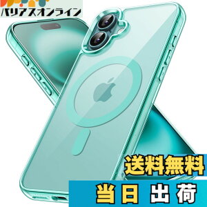 �y���������zJETech iPhone 16 Plus 6.7�C���`�p �}�O�l�b�g �P�[�X MagSafe�Ή� �Ռ��z�� �o���p�[�J�o�[ �����h�~ �N���A�o�b�N (�e�B�[���u���[)