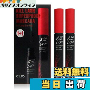 �y���������z�N���I�L�����b�V���X�[�p�[�v���[�t�}�X�J��7gx2�{�Z�b�g�؍��R�X���AClio Kill Lash Superproof Mascara 7g x 2ea Set Korean Cosmetics [���s�A���i] (01. Long Curling)