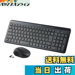 �y���������z�G���R�� ���C�����X�L�[�{�[�h ���� 2.4GHz �É� �e���L�[�t ���^�R���p�N�g Windows ChromeOS macOS�Ή� �u���b�N TK-QT30DMBK �F�F�u���b�N�A�T�C�Y�F�L�[�{�[�h�E�}�E�X