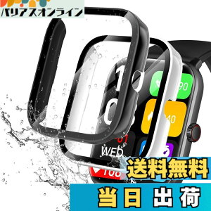 �y���������zredmi watch6 �P�[�X �F�F�u���b�N+�z���C�g�A�T�C�Y�FVialove KW105-G01(�u���b�N+�z���C�g)