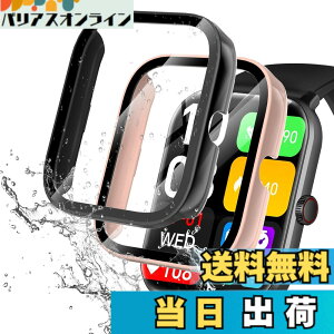�y���������zredmi watch6 �P�[�X �F�F�u���b�N+�s���N�A�T�C�Y�FVialove KW105-G01(�u���b�N+�s���N)