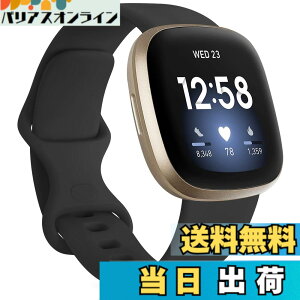 �y���������z[Vanua] for Fitbit Versa3 �o���h/Fitbit Sense �o���h �����x���g �\�t�g�V���R���o���h �X�|�[�c�o���h Fitbit Versa3 �����X�g���b�v (Large, �u���b�N) �F�F�u���b�N�A�T�C�Y�FL