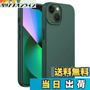 �y���������zJETech iPhone13 mini �V���R���P�[�X(5.4�C���`��p) �V���L�[�\�t�g�^�b�`�t���{�f�B�ی�P�[�X �}�C�N���t�@�C�o�[���C�j���O�t���ϏՌ��J�o�[ �F�F�~�b�h�i�C�g�O���[���A�T�C