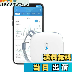 �y���������zGovee WiFi ���x�v ���x�v �����x ���C�����X �f�W�^�������x�v �X�}�z�ŉ����x�Ǘ� �A���[�g�ʒm�@�\�t��(�ʒm���Ȃ�) �f�[�^�̕ۑ��ƃG�N�X�|�[�g �C���e���A �����΍� �Ԃ���