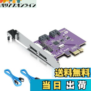 �y���������zPCIe SATA Card �F�F2�|�[�g, PCI-e X1�A�T�C�Y�F2�|�[�g, PCI-e X1