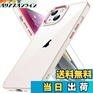 �y���������ziPhone14 �p �P�[�X �ϏՌ� �J���������Y�ی�t�� ���΂ݖh�~ �A�C�t�H��14�P�[�X �ČRMIL�K�i �F�F�I�t�z���C�g�A�T�C�Y�FiPhone 14 (6.1 inches)