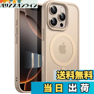�y���������zJETech iPhone 16 Pro Max 6.9�C���`�p �}�O�l�b�g �P�[�X �J�����R���g���[���L���v�`���{�^�� MagSafe�ɑΉ� �������̃}�b�g�w�� ���^ �ϏՌ� �J�o�[ �F�F�f�U�[�g�`�^�j�E��