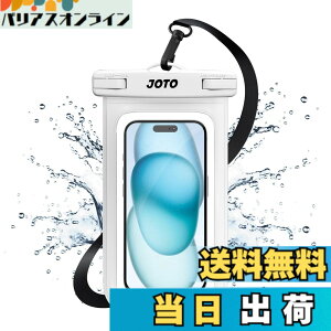 �y���������zJOTO �h���P�[�X 2���Z�b�g �X�}�z�p IPX8�F��iPhone16/15/14/13/12 Pro Max Galaxy S24/S23 Ultra Pixel 8 Pro �Ή� 7�C���`�܂� �w��F�ؑΉ� ���C �C �v�[�� �ނ� �A�E�g�h�A ��|���� -�u���b�N �F