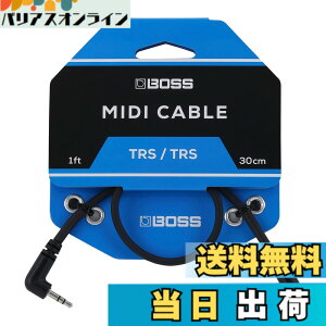 �y���������z�{�X BOSS MIDI�P�[�u�� MIDI Cable 3.5mm TRS/TRS LL �y�_�� MIDI�R���g���[�� 200�V���[�Y GT-1000CORE EV-1-WL �Ή� �T�C�Y�F30cm