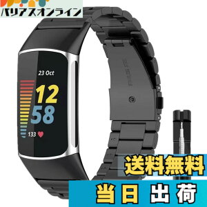 �y���������zAnkersaial �o���h �Ή� Fitbit Charge 6/ Fitbit Charge 5,�����o���h �r�W�l�X�� �X�e�����X�� �T�C�Y���߉\ �����H��t�� �����x���g �ւ��x���g �R���p�`�u�� �F�F�u���b�N�A�T�C�Y�F