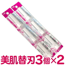 【2セット】リニューアル！貝印 bihada 敏感肌用 美肌(ビハダ)顔用替刃3コ入×2セット 音波振動カミソリ 眉毛 うぶ毛シェーバー うぶ毛トリマ bi-hada 替刃 kaeba 送料無料【TG】