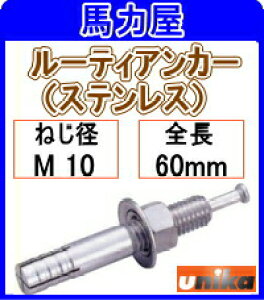 ユニカ ルーティアンカー(ステンレス) SC−1060 50本 SCタイプ・Mねじ(ステンレス)