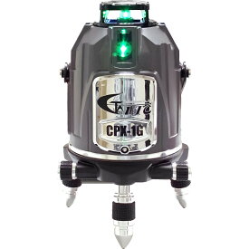 テクノ販売　電子整準　水平コーンプリズムフルライン　グリンレーザー 墨出し器　CPX-1G　超高輝度 精度 7.5m±1mm　グリーンレーザー【1年保証付】