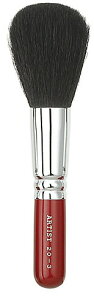 竹宝堂 熊野筆 アーティストシリーズパウダーブラシ ショート 赤軸 山羊50×135(mm) RE-(20)-3