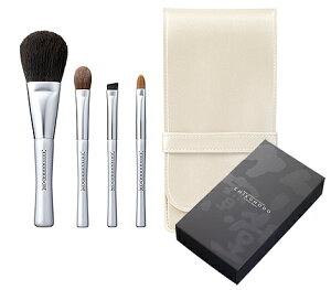 竹宝堂 熊野筆 J-Sシリーズ4点セットブラシPBT(合成繊維)S-JS-4