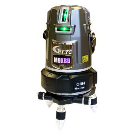 テクノ販売　電子整準　フルライン グリンレーザー 墨出し器　LTC-SSGM9XBB・SBZ(三脚付)　自動追尾グリーンレーザー　スマートベースセット　超高輝度ダイレクトグリンレーザー採用 精度10m±1mm グリーンレーザー【1年保証付】