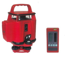 テクノ販売　水平専用　直径300m　高精度スタンダードレーザーレベル　レッドレーザー　TK-300　精度15″（±2.25mm/30m）【1年保証付】