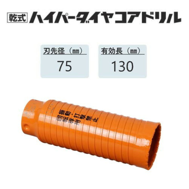 楽天市場】ミヤナガ 乾式ハイパーダイヤコアドリル カッターのみ○刃先 
