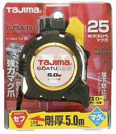 TJMデザイン / タジマ TAJIMA　コンベックス　剛厚G 25mm幅5.0m セフマグ　GASFGLM2550