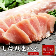 【送料無料】生ハム 訳あり札幌バルナバハム しばれ生ハム冊取(さくどり) 1kg分 ハムギフト 大容量 切り…