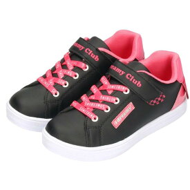 サムシング エドウィン SOMETHING EDWIN スニーカー シューズ 子供靴 キッズ ジュニア ガールズ 女の子 シューズ 靴 カジュアル 軽量 履きやすい 歩きやすい 疲れにくい 防滑 デコレーション アレンジ シール付き ブラック 黒 BLACK ホワイト WHITE 白 SOM-3170